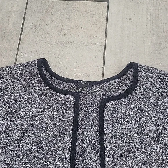 Talbots Gray Open Front Knitted  Cardigan  Size 3X Like New - Picture 4 of 5